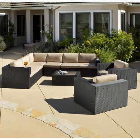 Home Loft Concepts Brooklyn 7 Piece Sunbrella Sectional Set With Home Loft Concepts Brooklyn 7 Piece Sunbrella Sectional Set With Cushions