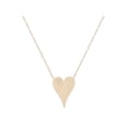thumbnail image 4 of Rachel Koen Pave Diamond Heart Pendant Necklace 14K Yellow Gold 0.21cttw, 4 of 5