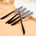 thumbnail image 2 of 10Pcs Exfoliating Dermaplaning Tool Face Razor and Eyebrow Razors Eyebrow Razors Multipurpose For Women Man With Precision Cover,Black, 2 of 7