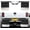 Black Mud Flap w/Weights, variant on 2" 2.5" 3" Hitch Mounted Mud Flaps, W/Stainless Steel Mud Flap Weights/Backing Plate Universal Heavy-Duty Mud Flaps System Height and Width Adjustable for Most Types of Vehicles