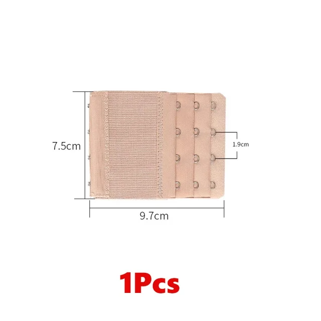 1/10 Pcs Rallonges en Nylon pour Femmes 3 Rangées 2 Crochets Rallonge de Bretelle de Soutien-Gorge Outil de Couture Crochet Accessoires LUHAN