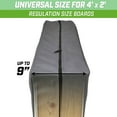 thumbnail image 3 of GoSports PRO Grade Canvas Cornhole Case | 4' x 2' Regulation Size | Gray Color, 3 of 5