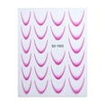 thumbnail image 4 of Gradient French Line Nail Art Stickers - Self-Adhesive Curved Stripes Nail Decals, French Tips Guides Designs for DIY Manicure, 4 of 4