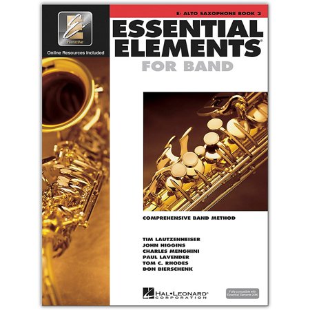 Hal Leonard Essential Elements For Band Eb Alto Saxophone 2 Bookonline Audio - 