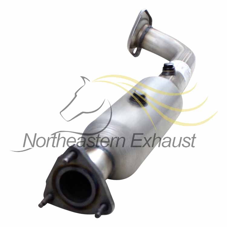 Stainless Steel Catalytic and Resonator Pipe Exhaust System Kit Fits 2007-2009 Honda CR-V 2.4L - Direct Fit