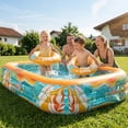 thumbnail image 3 of JoyStone Inflatable Pool for Kids and Adults, 120" x 72" x 22" Thickened Family Swimming Pool Paddling Pool with 2 Pool Floats, Summer Water Toy for Backyard, Garden, 3 of 10