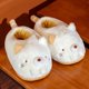 thumbnail image 2 of Bonito bolso con tacón de Animal, pantuflas de felpa, cuña Kawaii Bio Sumikko Gurashi, dinosaurio, gato, oso, zapatos de felpa para niños y niñas zhangyuxiang LED, 2 of 2