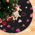 thumbnail image 5 of GZHJMY Love Heart Christmas Tree Skirt 36", Valentine's Day Tree Skirt Double Layers Polyester Easter Tree Skirt for Valentine's Day Holiday Party Decoration, 5 of 6