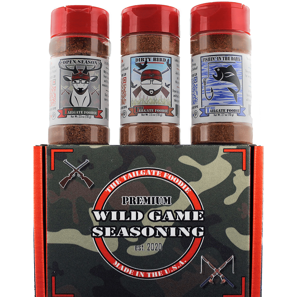 Wild Game Seasonings Gift Pack (3Pack) by The Tailgate Foodie