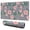 Pioneer Flower Floral-2, variant on Long Mouse Pads for Desk,Pioneer Flower Floral Print Pattern Desk Mats on Top Of Desks, Desk Mouse Pad Extra Large with 3mm Non-Slip Base and Stitched Edge for Gaming,Office,Work,Home 31.5"x11.8"