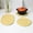 Khaki-Free Size/KH, variant on Woven Cotton Placemats Set of 3 Heat Resistant Oval Table Mats Hot Pads Trivet for Kitchen Dining Farmhouse Decor