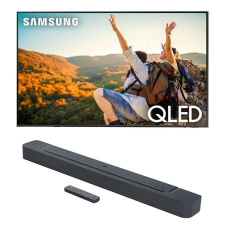 Samsung QN55QN85CAFXZA 55" 4K Neo QLED Smart TV with Dolby Atmos with a JBL BAR-300 5.0ch Soundbar with MultiBeam Sound and Dolby Atmos (2023)