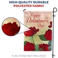 thumbnail image 3 of America Forever Flags Double Sided Garden Flag - Roses For My Love, 12.5 x 18 Inches, Happy Valentine's Day Love Hearts Garden Flag, Seasonal Yard Outdoor Holiday Decorative Flag, 3 of 3