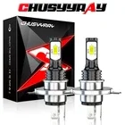 H4 9003 Super White Bright LED Headlight Bulbs Kit 100W 10000LM Hi-Low Beam