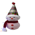 thumbnail image 3 of Usloyux Under $5 Light-Up Snowman Decoration, Illuminated Christmas Figurine with Scarf and Hat, Battery-Operated Holiday Decor for Home, Glowing Snowman Ornament for Tabletop Display, 3 of 7