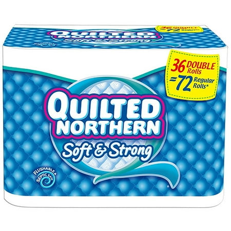 Quilted Northern Soft & Strong Bath Tissue Double Rolls, 36 count