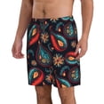 thumbnail image 2 of Fotbe Paisley1 Trajes de Baño Estampados para Hombre, Shorts de Verano de Secado Rápido, Ropa de Playa, Bañadores-XX-Large, 2 of 6