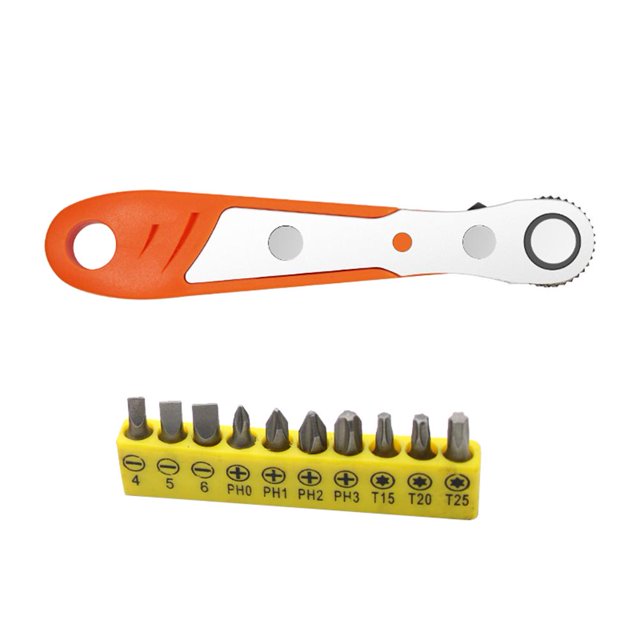 Juego de Destornillador de llave de trinquete Wdftyju 1 broca 4 pulgadas