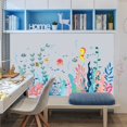 thumbnail image 6 of Fdelink Wall Stickers 2 Sheets Large under The Sea Wall Decals Ocean Creature Sea Life Stickers Removable Seaweed Sea Turtle Fish Ocean Grass Decor for Kids Baby Nursery Bedroom Playroom Bathr, 6 of 6