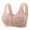 Pink, variant on Front Closure Bra Hides Back Fat Full Back Coverage Bra with Shapewear Plus Size Push Up Sports Bra