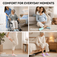 thumbnail image 7 of Womens Grip Socks, LOFIR 5 Pairs Breathable Non Slip Ankle Grippy Socks with Gripper for Pregnant Elderly Seniors Women Hospital Recovery and Home Use, 7 of 7