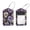 multicolored 5, variant on 2 Pcs Luggage Tags, Purple Rose Sugar Skull Privacy Cover ID Label with Stainless Steel Loop and Address Card for Travel Bag Suitcase