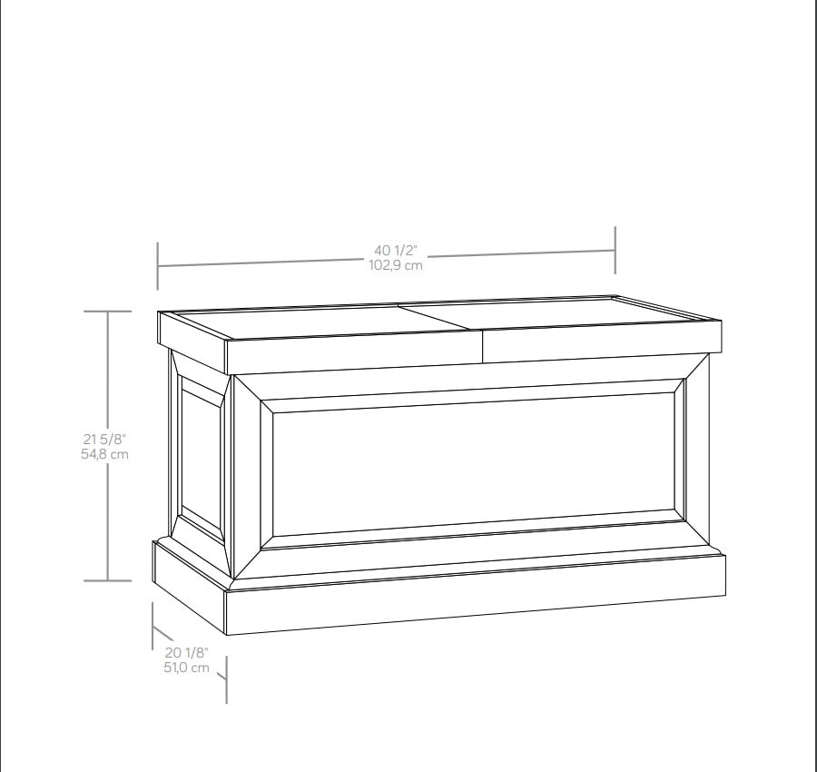 Better Homes & Gardens Crossmill Coffee Table, Lintel Oak Finish