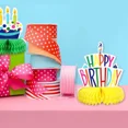 thumbnail image 5 of 9Pcs Colorful Happy Birthday Decorations Rainbow Honeycomb Balls Centerpieces, 5 of 5