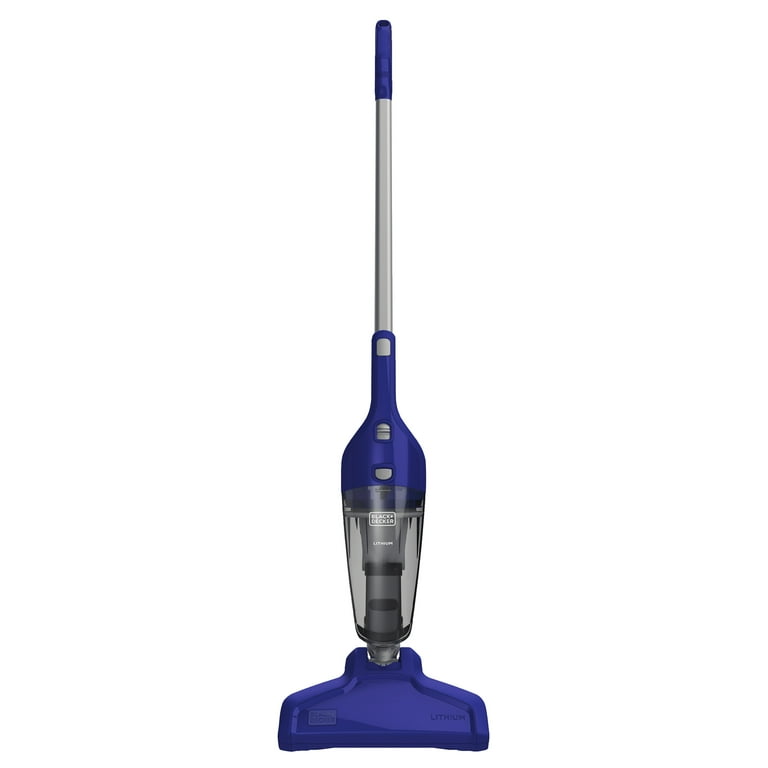 Black And Decker Cordless Rechargeable Lithium Powered Floor Sweeper blue  new