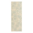 thumbnail image 3 of Disney Outdoor Sand Dollar Coastal Abstract Sand/Oasis Area Rug, 2x6 Runner, 3 of 7