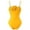 Yellow, variant on Swimming Costume Women Swimwears Women's Solid Swimsuit With French Style And Classic Charm For Beach Wear Yellow XL