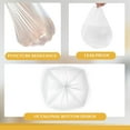 thumbnail image 4 of PLUHKN-Medium Trash Bags, 6-8 Gallon White Garbage Bags Trash Can Liners for Bathroom, Bedroom, Office, Unscented (50 Count), 4 of 4