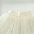 thumbnail image 4 of Ohufall Girls Tutu Skirts Summer Solid Color Breathable Mesh Party Dance Skirt Cute Casual Bow Knot A-Line Princess Skirts for Kids Girls, 5-13 Years, 4 of 7