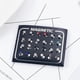 thumbnail image 5 of Juego de 12 pares de pendientes magnéticos unisex con incrustaciones de diamantes de imitación, joyería sin perforaciones, mxbc, 3 mm, blanco, código de producto 65918, 3 mm, blanco, 5 of 5