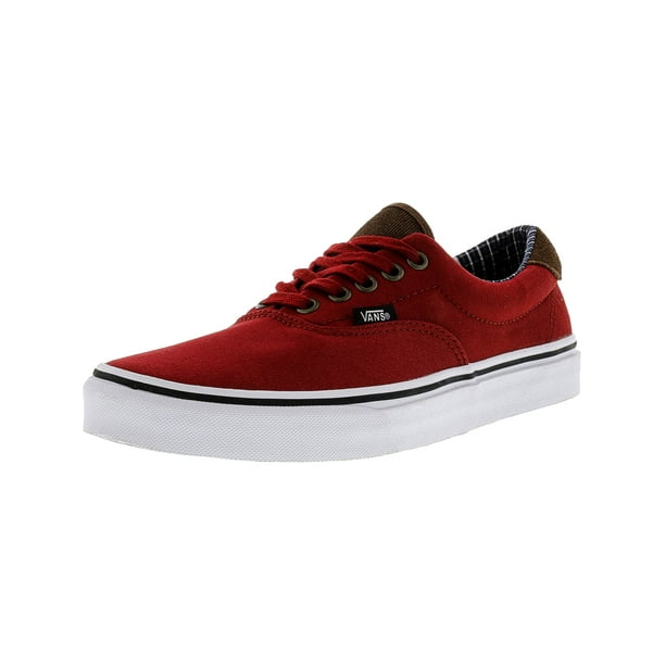 Vans - Vans Era 59 Cord And Plaid Red Dhalia Ankle-High Canvas Skateboarding Shoe - 8.5M 7M - Walmart.com - Walmart.com