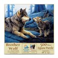 thumbnail image 3 of SUNSOUT INC - Brother Wolf - 500 pc Jigsaw Puzzle by Artist: Daniel Smith - Finished Size 18" x 24" - MPN# 60966, 3 of 5