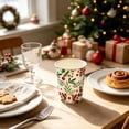 thumbnail image 6 of Christmas Disposable Paper Cups 16pcs, Holly Berry Christmas Party Cups, Holiday Beverage Cups for Xmas Party, Family Gathering and Tableware Decor, 6 of 6