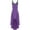 Purple, variant on Womens Plus Size Dresses Sleeveless Wrap Gothic Vintage 50S Spaghtti Strap Party Maxi Dress