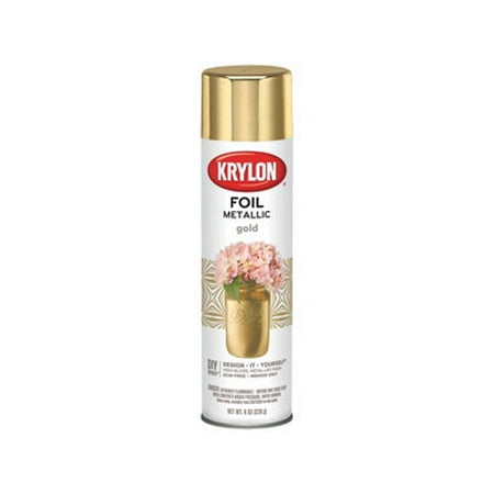 Krylon Metal Pens - Krylon Foil Metallic Gold Spray Paint, 8 Oz.