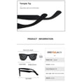 thumbnail image 4 of Gafas de sol, gafas de sol sin montura con espejo y lente reflectante de una pieza, gafas de sol polarizadas Gafas de sol para conducir, 4 of 5