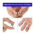 thumbnail image 2 of 12 púas de guitarra, púas de metal ajustables para el pulgar para guitarra, banjo, doradas, 2 of 5