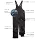 thumbnail image 2 of Babero aislante para nieve Perry Ellis para niños y niñas, negro, tallas 8-10, 2 of 7