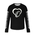 thumbnail image 2 of Tawop Men's T-Shirts Crew Neck Long Sleeve Graphic Casual Black 3XL, 2 of 5