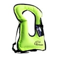 thumbnail image 2 of Rrtizan Adult Inflatable Snorkel Vest Portable Life Jacket for Swimming Safety, 2 of 4