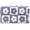 Lilac, variant on 2-Pieces Luxury Bath Towels Checkered Floral, Pink Shower Towel for Women Girls 27.5x55 Inches, 100% Cotton Absorbent Body Towels