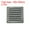 Gray, variant on Uxcell Aluminum Vent Cover, Screen Air Grille Ventilation Cover HVAC Louvered Grill for Home Kitchen Fireplace 6x6 Inch Brown