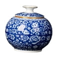 thumbnail image 3 of Jarrón de jengibre tradicional chinoiserie, florero, tarro para guardar té, templo versátil Estilo D, 3 of 9