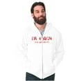 thumbnail image 4 of Im a Ninja You Cant See Me Fighter Zip Hoodie Sweatshirt Men Brisco Brands L, 4 of 5