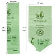 thumbnail image 5 of MKR Green Life Small Green Compostable Bags, 10 L / 2.6-gal, 100 Count, 5 of 5