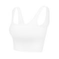 thumbnail image 6 of Outfmvch tank top for women Glitter Strappy Tank Cami Swing Vest Clubwear womens tops crop tops White, 6 of 8